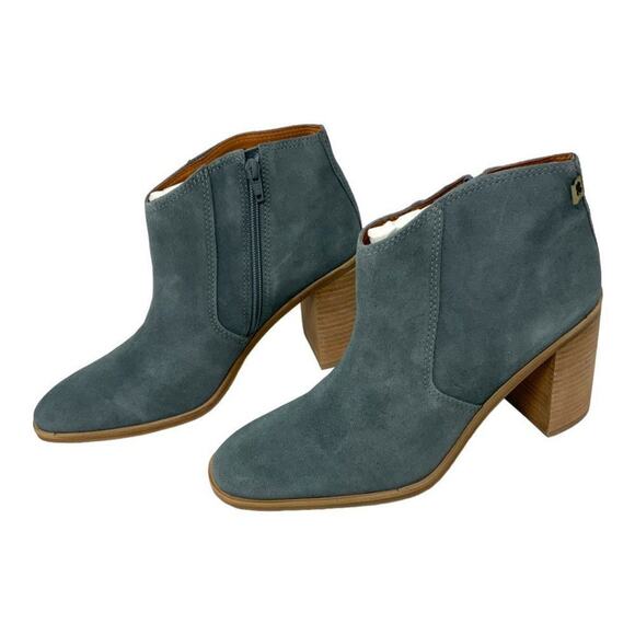Lucky Brand Pellyon Stack Heel Bootie Castle Rock Gray Size 9.5 NWT $149 MSRP - Picture 5 of 7